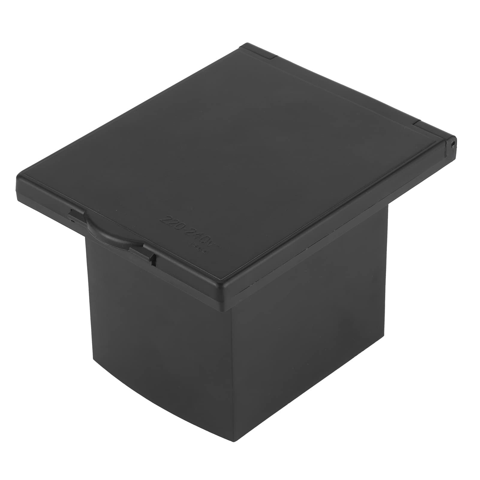 Conector de entrada y salida de 1/2 pulgadas para autocaravana, barco, autocaravana sin manguera de ducha/cabeza. Caja de ducha exterior con cremallera