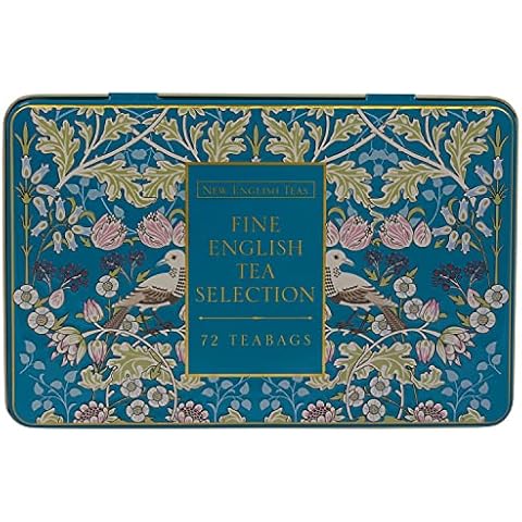 New English Teas Song Thrush Tea Tin with 72 Teabags Cover