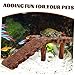 GALPADA Reptile Basking Platform for Aquatic Turtles Multi-Functional Climbing Ramp and Resting Terrace Aquarium Decoration Rockery Design