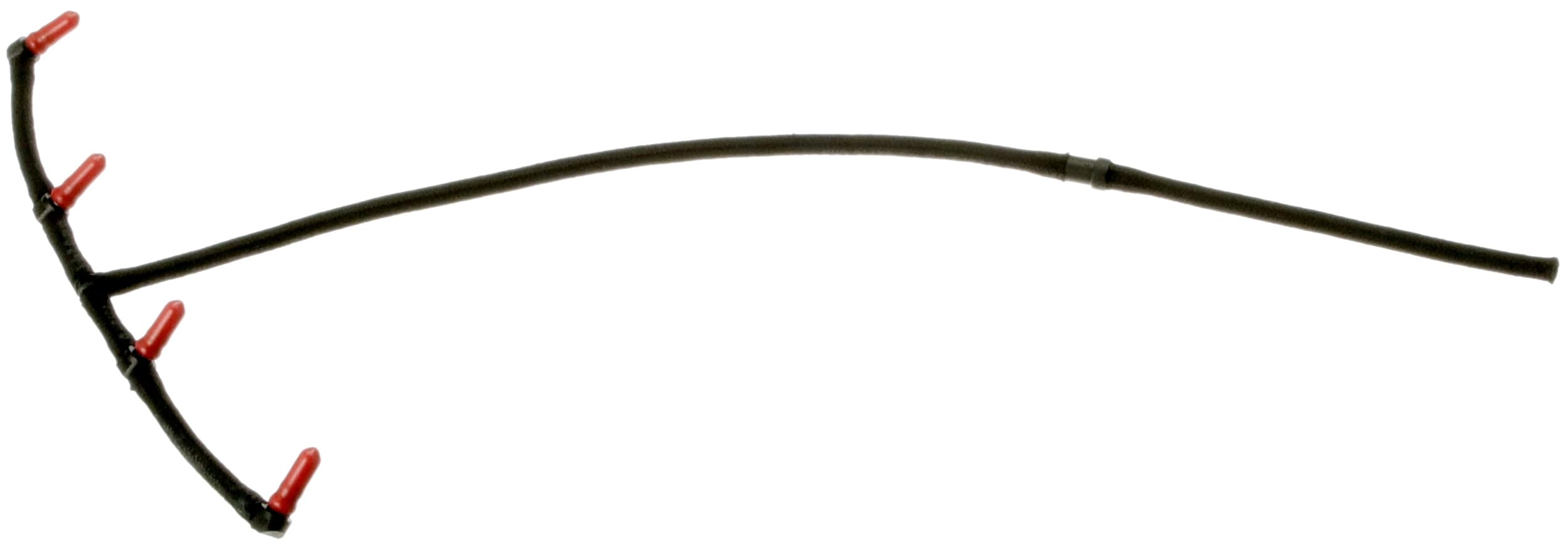 Tubo flexible GATES MFL1274 de combustible de fuga negro para motor