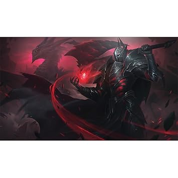 Fantasy North - Er'Gon Skol - Dragon Knight (Kaverax) - TCG Playmat and Mouse Pad - 24 x 14 inches