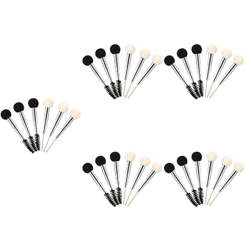 minkissy 30pcs Makeup Brush Sponge Eyebrow Brush Mascara Applicator Concealer Sponge Travel Kit
