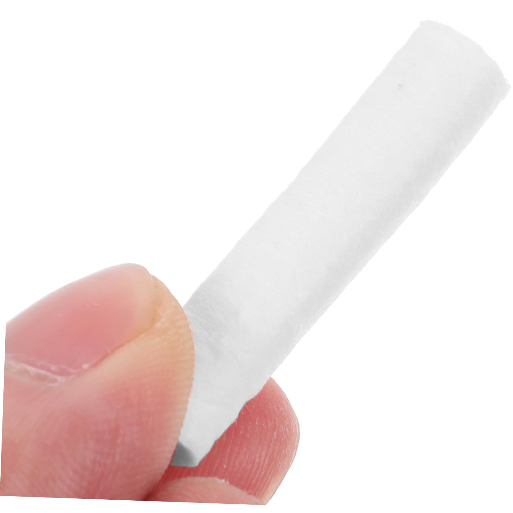 Cabilock Mundwatte Baumwolle 5 Stück 8x38mm Flexible Hämostatische Cotton Rollen zum Blutstillen Formstabil für Zahnärztliche Eingriffe und Selbstgemacht Reinigung der Zähne Weiß