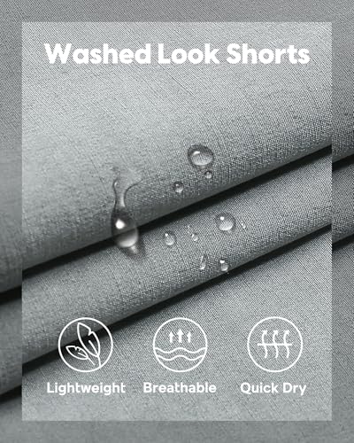 Image of maamgic Men's 5 inch Inseam Shorts Pull-On Relaxed Fit Comfort Stretch Short Shorts with Pocket