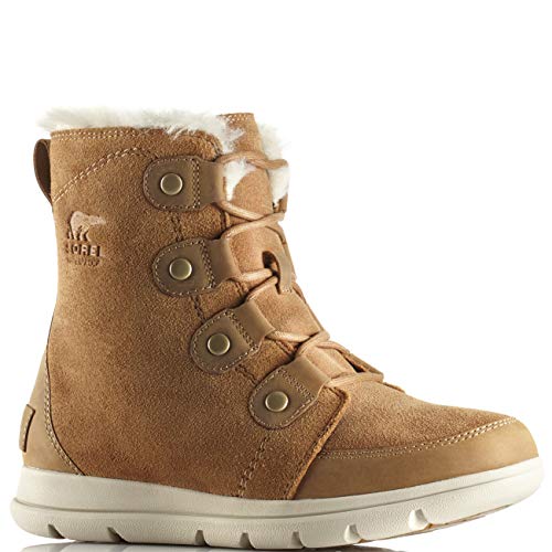 Sorel Explorer Joan Waterproof Buty zimowe Kobiety, Camel Brown Ancient Fossil, 42 EU