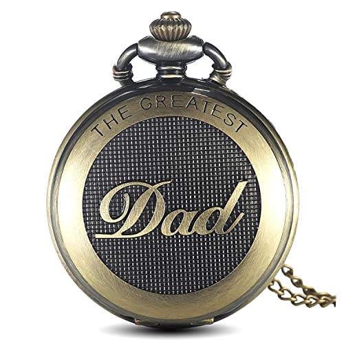 exciting Lives - Dad Pocket Watch Keychain - Gift for Valentines,...