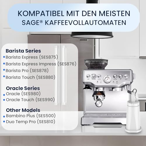GLACIER FRESH Wasserfilter für Sage Kaffeevollautomaten (4 Stück) – Ansicht 4