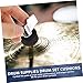 JEWEDECO 1set Cymbal Drum Replacement Pads Antiskid Felt Washers Nuts Tubes for Enhanced and Drum Kit Accessories