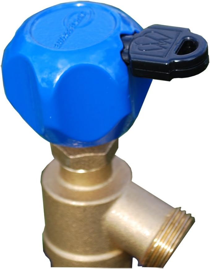 Guard'n'Lock - Garden Hose Bibb Faucet Valve Lock - For Handle or Discharge End Water Security