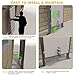 HomiShare Fixed Ladder Safety Guard, Tool-Free Install for 16