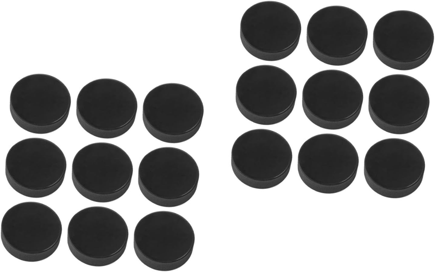 Puck Hockey Training Bulk Felt Sports Tools Black Natural Rubber