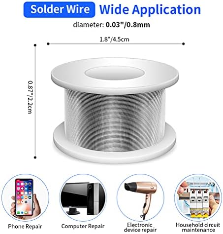 Soldering Iron Kit Welding Tools - 60W 240V with ON/Off Switch & Working Indicator Light 200-450°C Temperature Adjustable 5 Tips Solder Wire Desoldering Pump 2 in 1 Stand Cutter Screw Driver