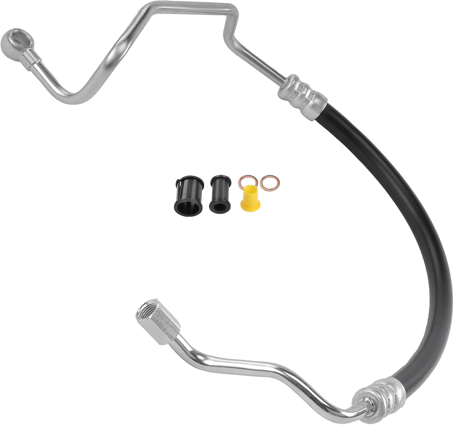 A-Premium Power Steering Pressure Line Hose Assembly Compatible with Subaru Impreza 2002-2003 H4 2.0L Pump To Gear