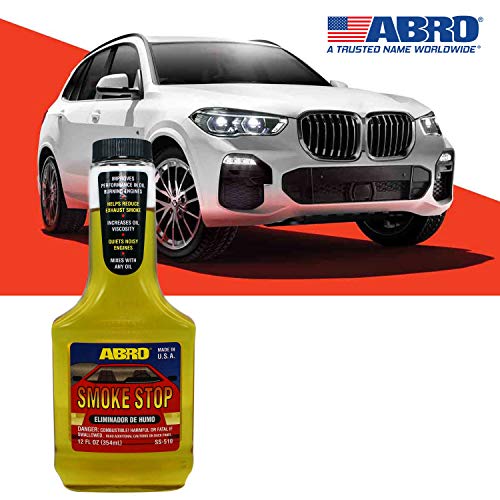 ABRO Smoke Stop, 12 Oz., Boost Engine Life, Halt Exhaust Smoking & Crankcase Gases, Increases Oil Viscosity for Better Compression, Reduce Smoke, Silence Engines, Mixes with Any Oil - Thumbnail 5