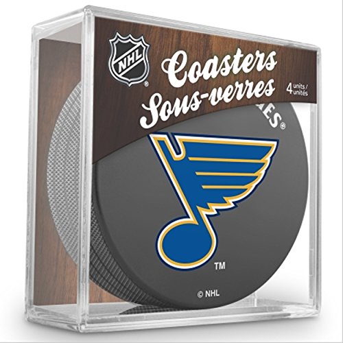 Sher-Wood St. Louis Blues NHL Eishockey Puck Untersetzer (4ER Set)