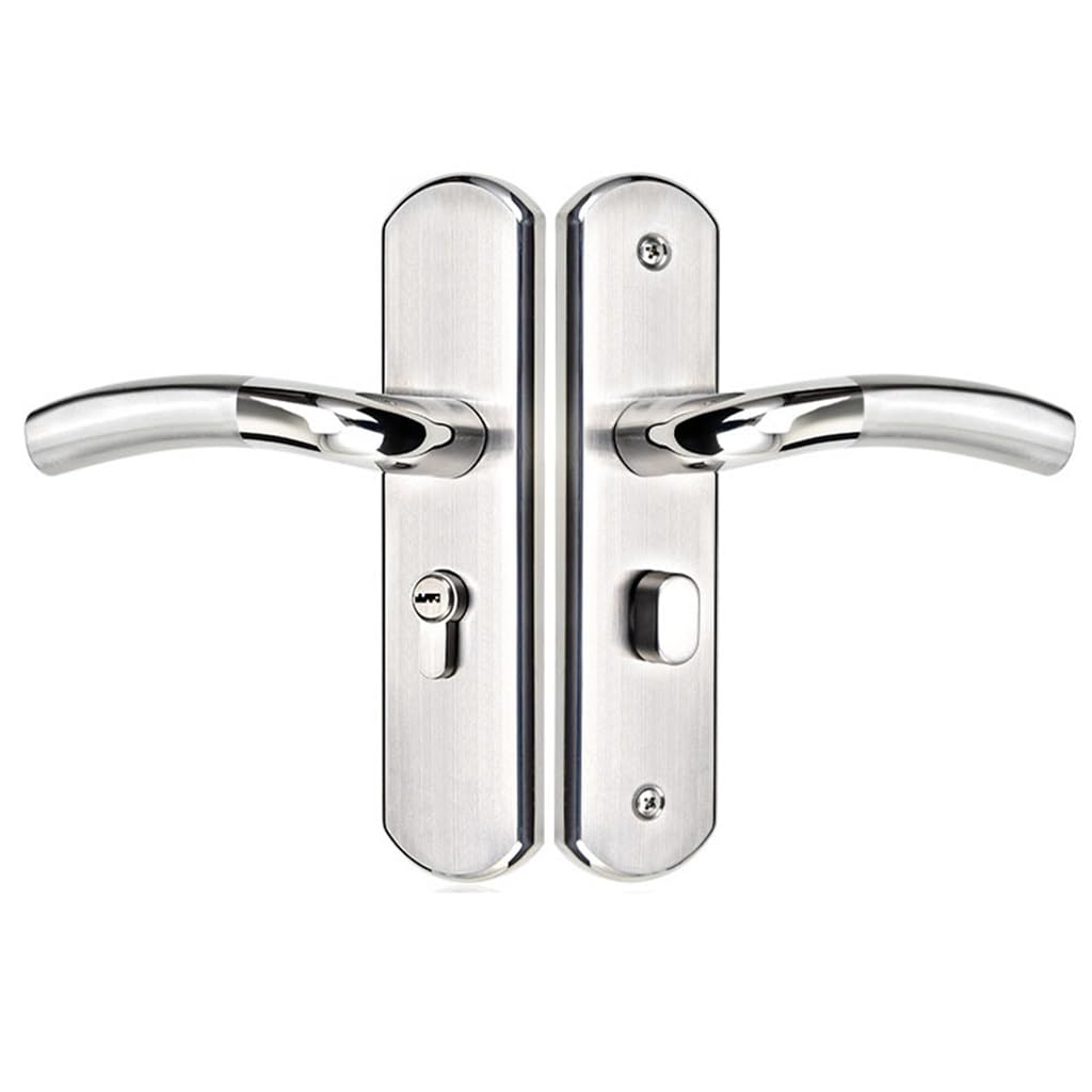 MOBYGKFY Bedroom Door Locks 304 Stainless Steel Interior Security Access