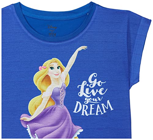 Image of Disney Princess Girl's Cartoon Regular Fit Tops