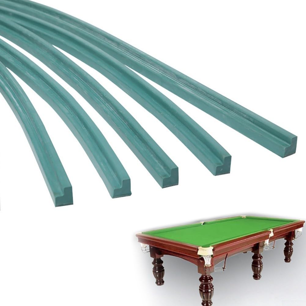 Affidabili strisce di gomma per tavolo da biliardo che misurano 4 0,3 m di lunghezza, ideali per migliorare l'esperienza di gioco