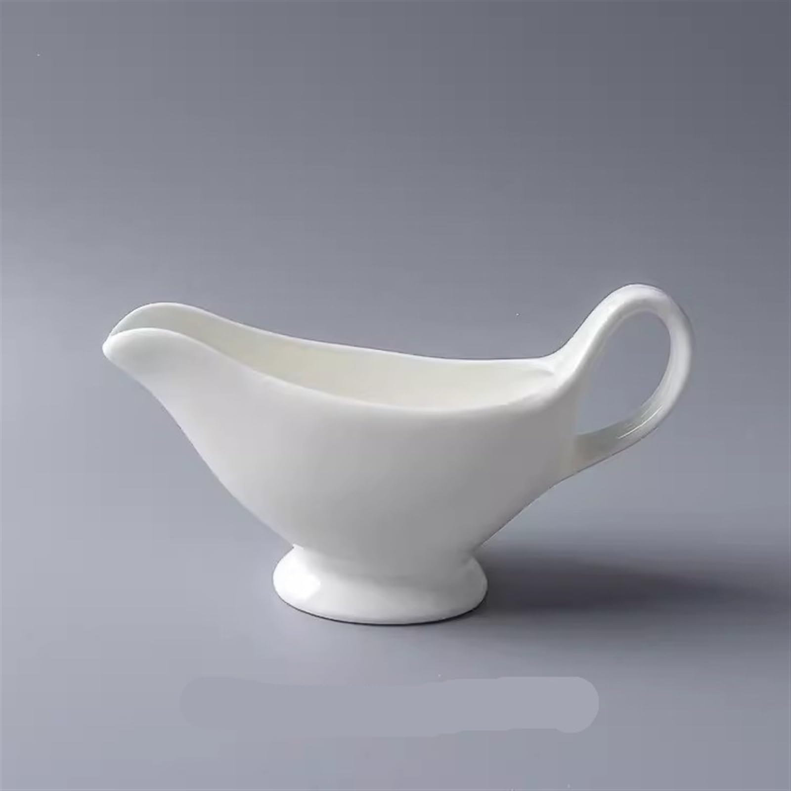 MRKU Pot à Lait, saucière, Tasse à Eau, pichet, Distributeur de crème et de café, sucrier, en Porcelaine Blanche pour hôtel et Restaurant. Vaisselle en céramique.