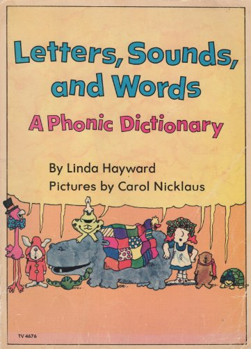 Letters, Sounds, and Words: A Phonic Dictionary. B000HF1VAG Book Cover