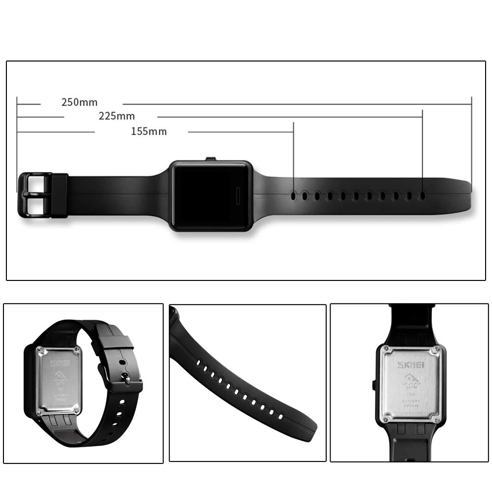 MASTOP Relojes digitales impermeables para hombre, estilo clásico, para deportes, al aire libre, para parejas, electrónicos