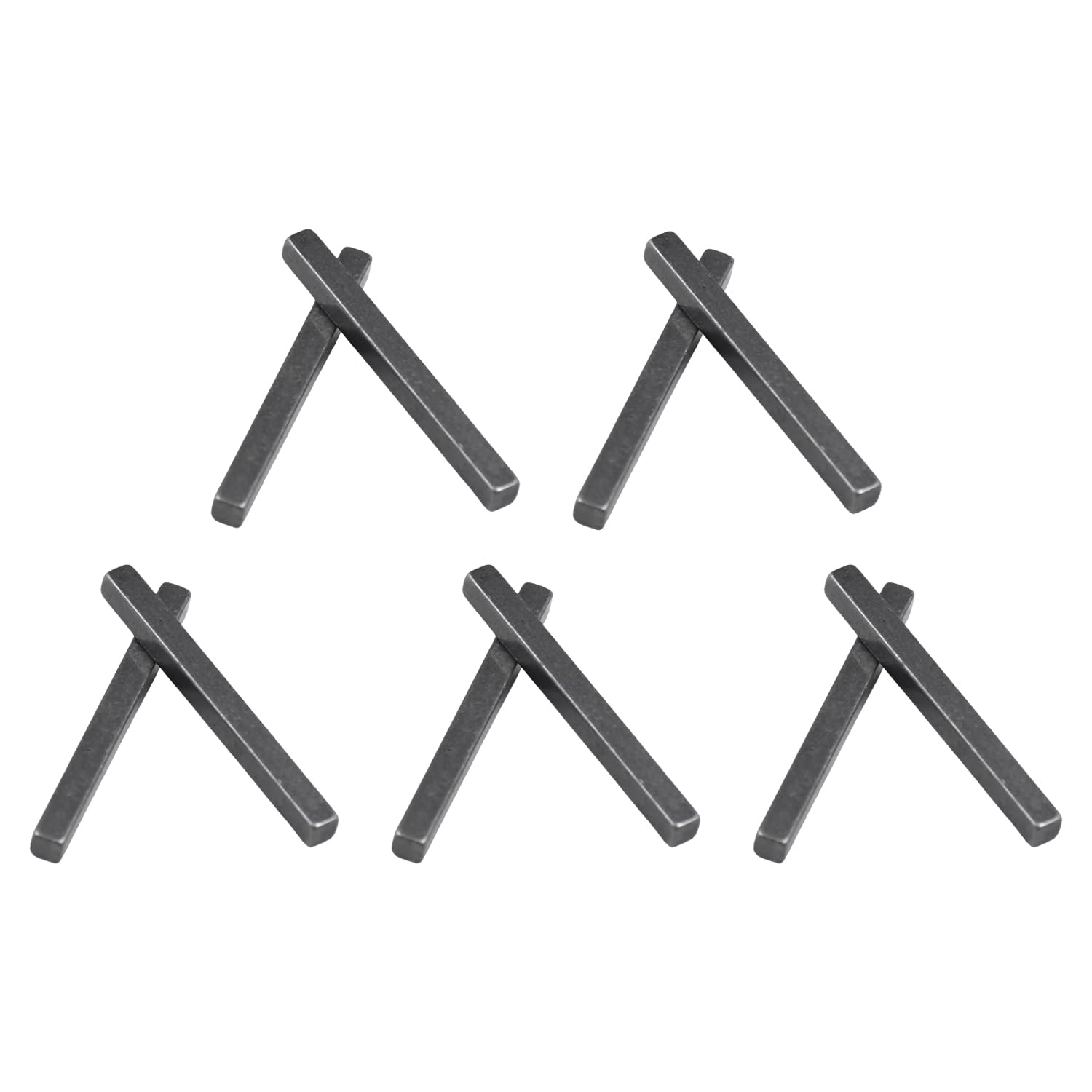 DVPARTS Rear Wheel Axle Key Kit - Replacement For John Deere Lawn Tractor Models D100-E180 Series