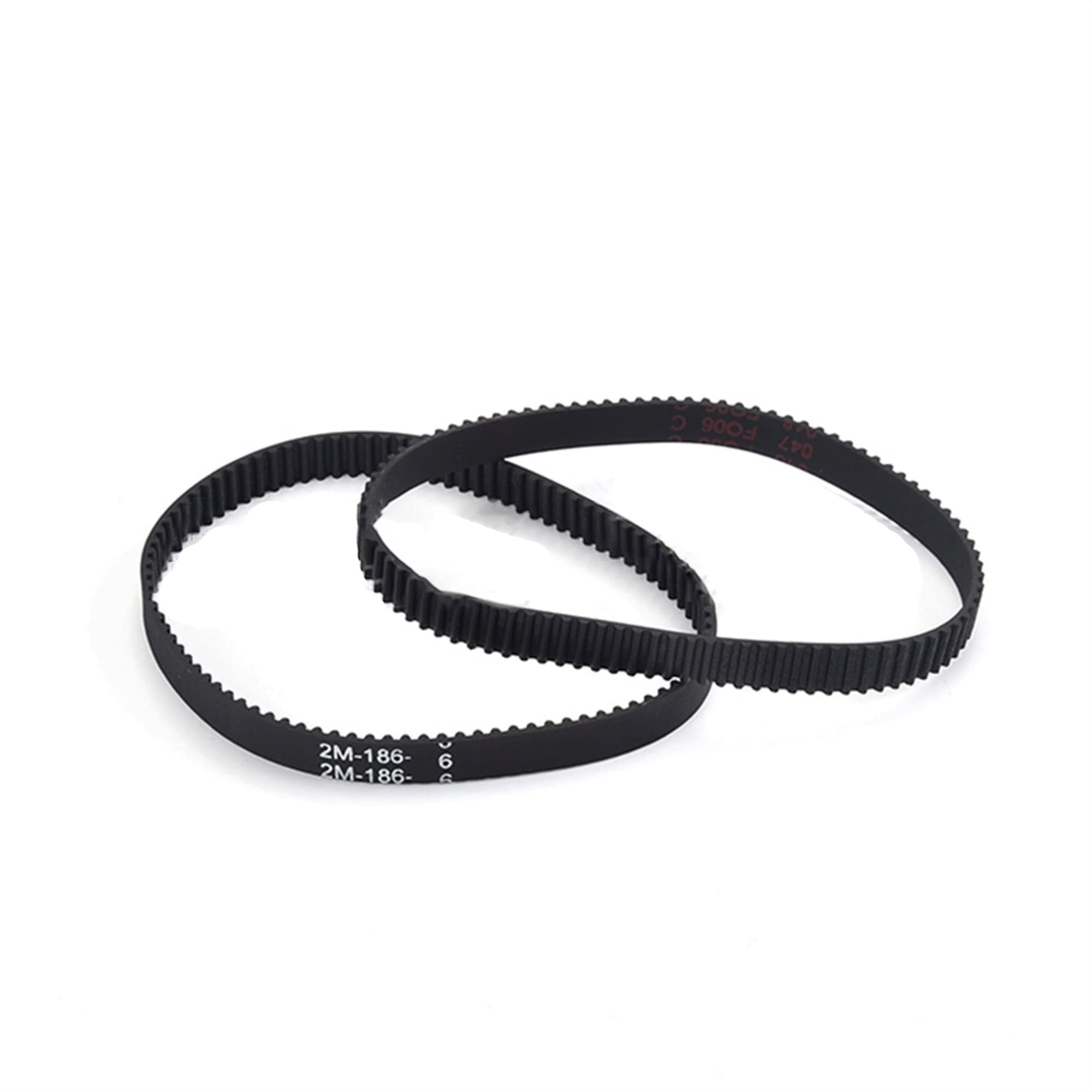 Cinghia Dentata 2MGT/2GT, Lunghezza Passo 184-204 Mm, Larghezza 6 Mm, In Gomma Rinforzata Con Fibra Di Vetro - Per Stampanti 3D E Trasmissioni Di Precisione
