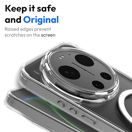 Image of KAPAVER Essential Back Cover Case Compatible with Xiaomi 17 Ultra - Magnetic Clear (PC+TPU) (Xiaomi 17 Ultra - Magnetic Clear)