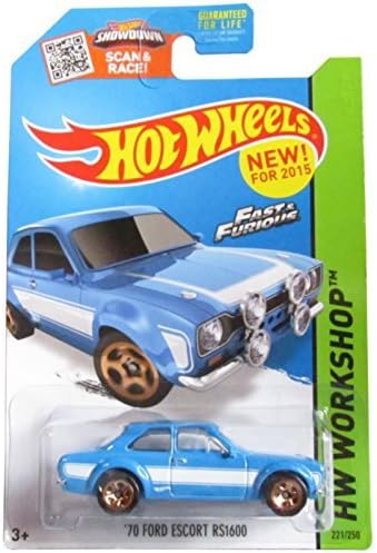 Hot Wheels 2015 Fast and Furious 70 Ford Escort Rs1600 221/250