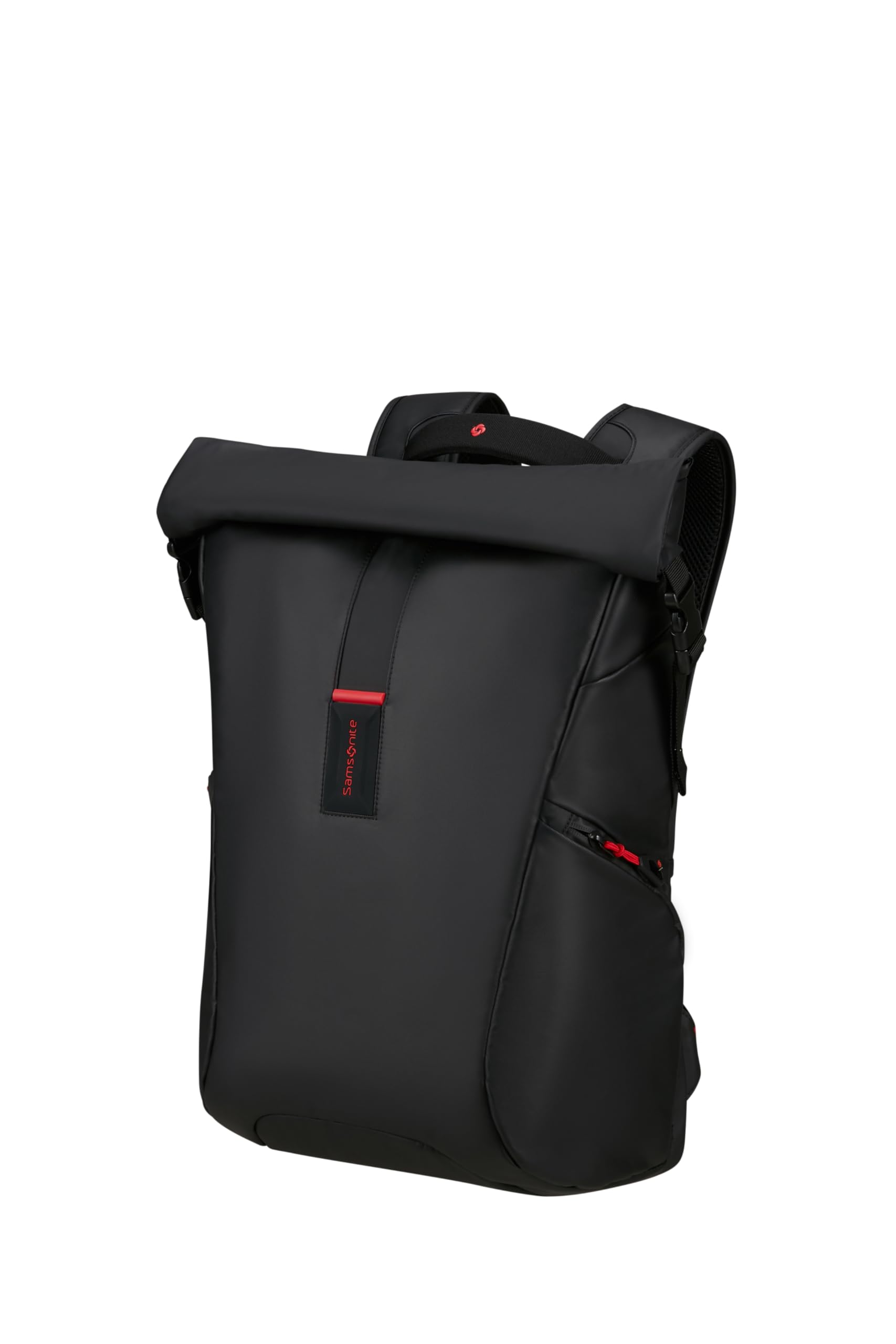 Samsonite Paradiver Light - Erweiterbarer Rolltop Laptop Rucksack 17,3 Zoll, 49 cm, 25/35 L, Schwarz