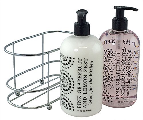 Pink Grapefruit : 3 Pc Gift Set - Pink Grapefruit and Lemon Zest Duo in Caddy-image-27
