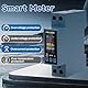 DEWIN Stromzähler Smart Hutschiene WLAN, KWS-303WF 8-in-1 Voltmeter Wattmeter Ausschalter AC Spannung Strom Leistungsmesser Energie Monitor 40A AC 230V