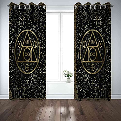 Rideaux à oeillets imprimé géométrique pour chambre d'enfant - 5