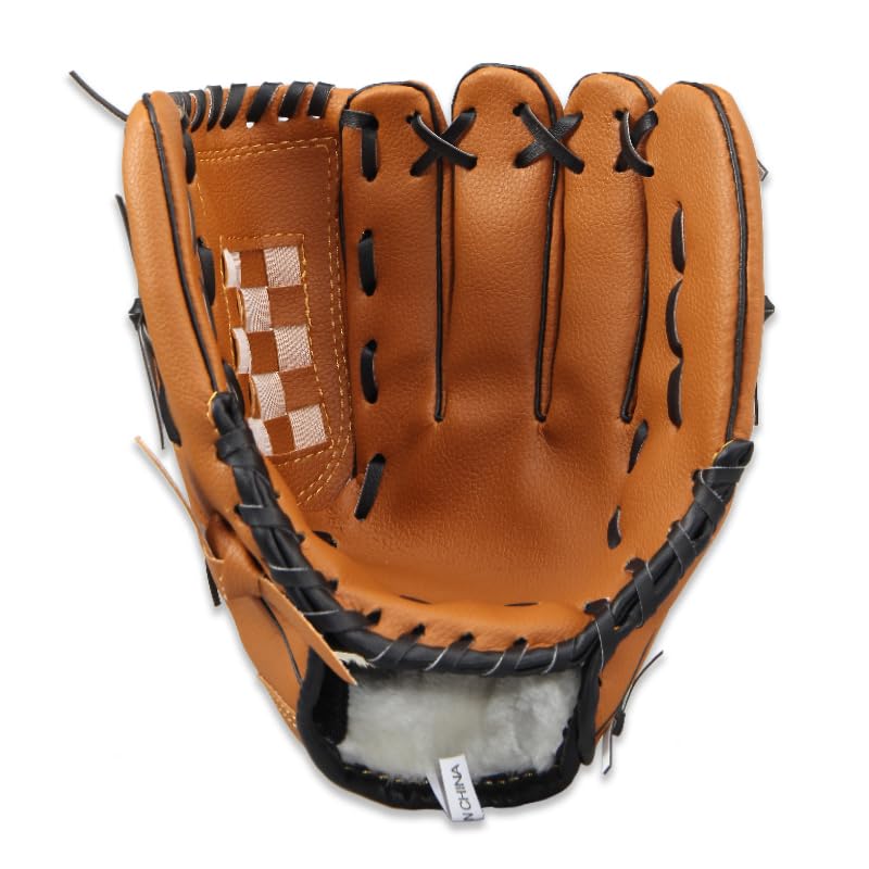 Guanti da Baseball Bambini/Adulti PVC. Guanto da Baseball Handmade Softball Practice Attrezzature Dimensioni 9.5/10.5/11.5/12.5 Pollici Mano Sinistra Guanti E Guantoni
