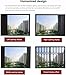 Foldable Window Security Bars, Aluminum Anti-Theft Grilles with Lock, Sliding Guard Fence for Basement/Home(47x44in/120x110cm)