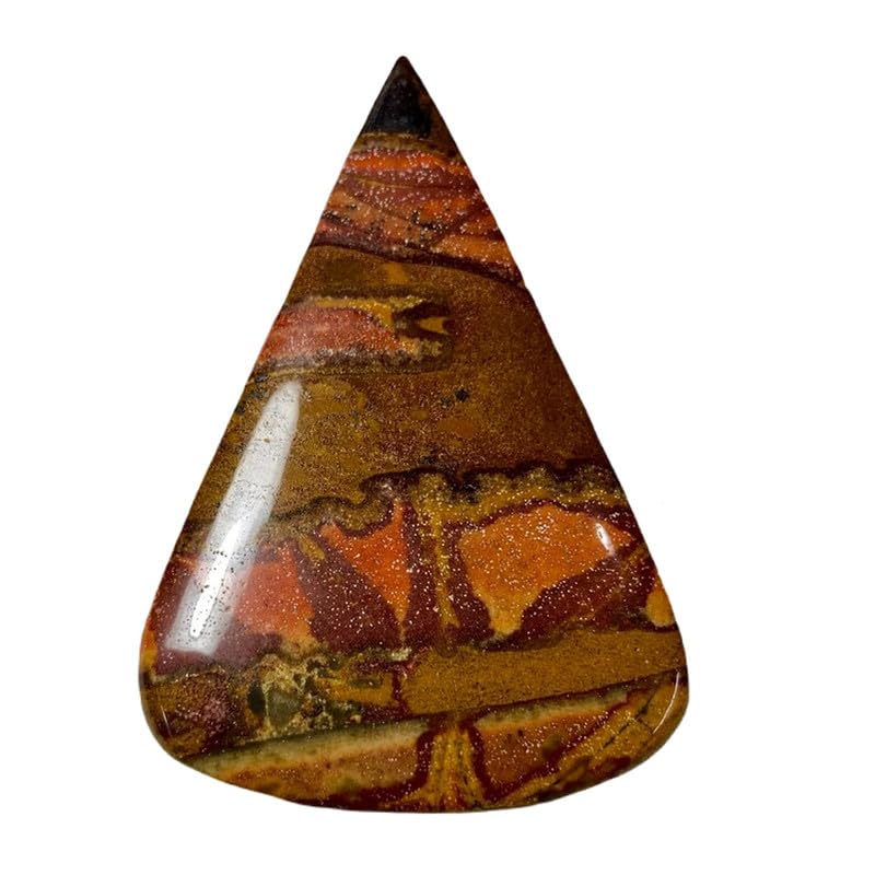 Pierre jaspe australien poire d'exception pour grand collier DIY