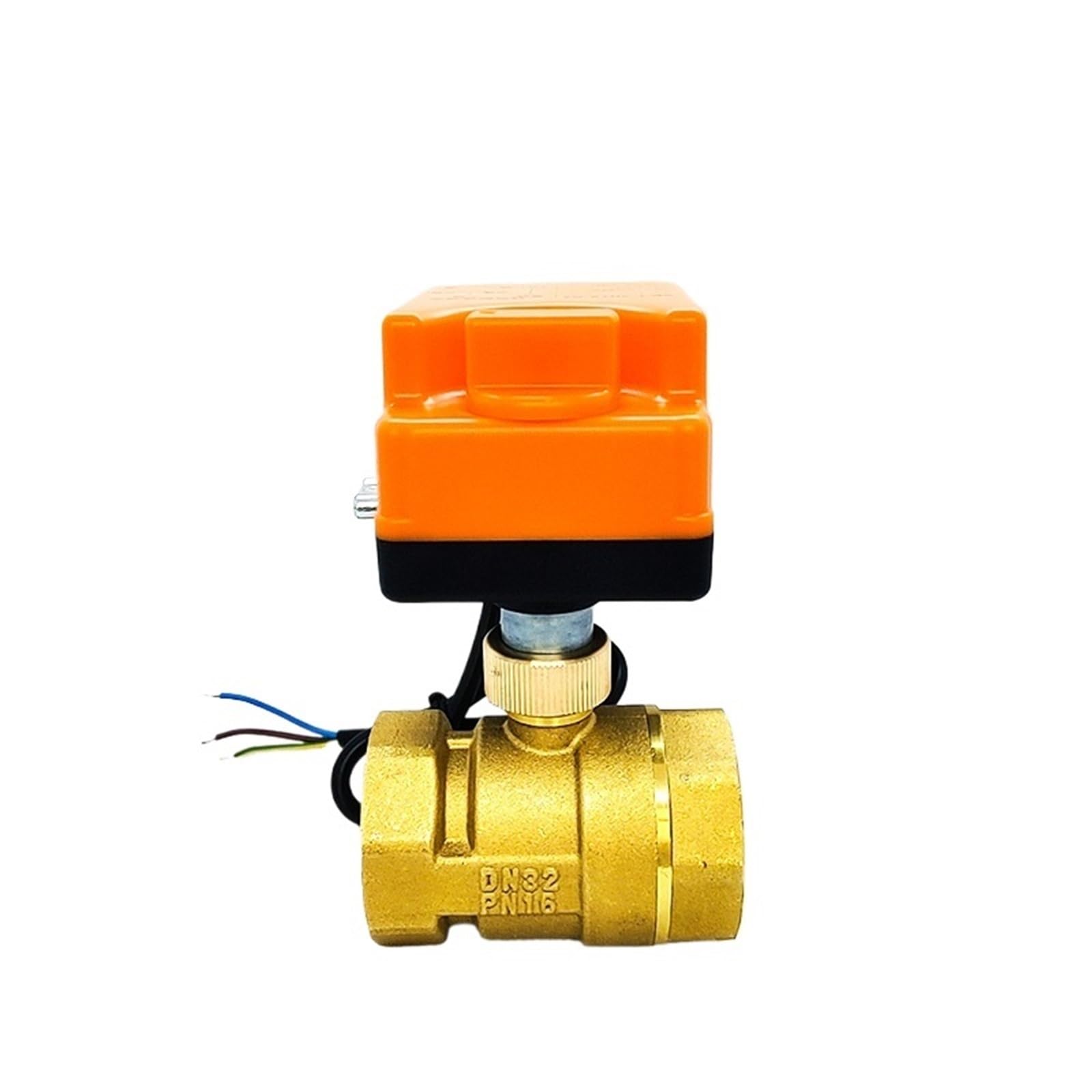 Válvula de bola eléctrica de 1-1/4 contra fugas de agua con retorno motorizado 12VDC