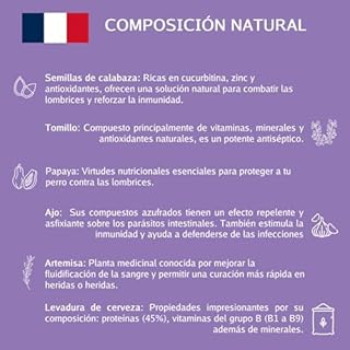 Néovéto VERMIPURGE Vermifugo per cani in compresse naturali a base di principi attivi approvati dai servizi veterinari francesi, 15 compresse