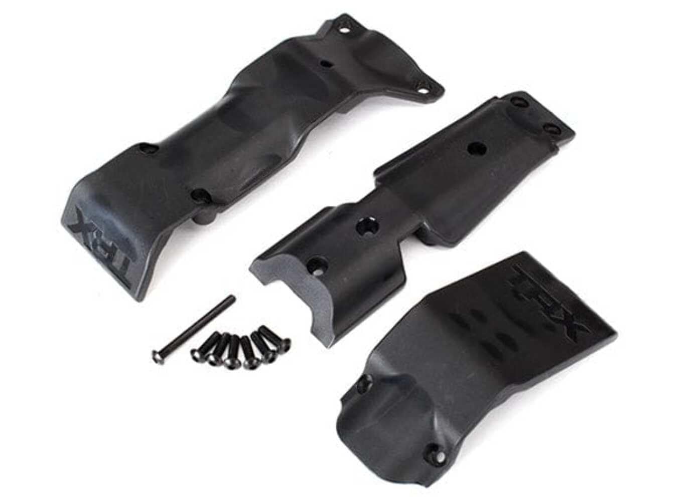 Amazon.com: Traxxas 8637 Skid Plate Set Skidplate, Black : Toys