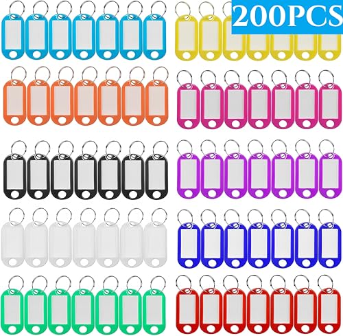 Consejos para Comprar Llaveros los mejores 5. 49 BEAUTY CHOICE Identificador de Llaves, Etiquetas para Llaves, Llaveros Plástico con Ventana, Clave Hotel de Anillo Partido,Etiquetas Nombre para Bolsas de Equipaje para...