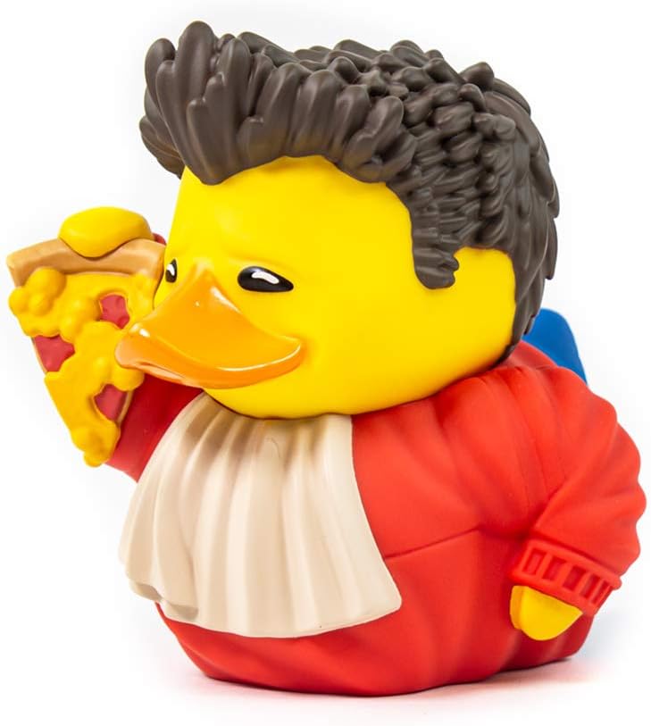 Friends Joey Tribbiani How You Doin Rubber Duck Collectible Toy 3.5" | Officially Licensed TV Show Merchandise โ Boxed Vinyl Figure for Display, Themed Character, Novelty Gift & Jeep Ducking