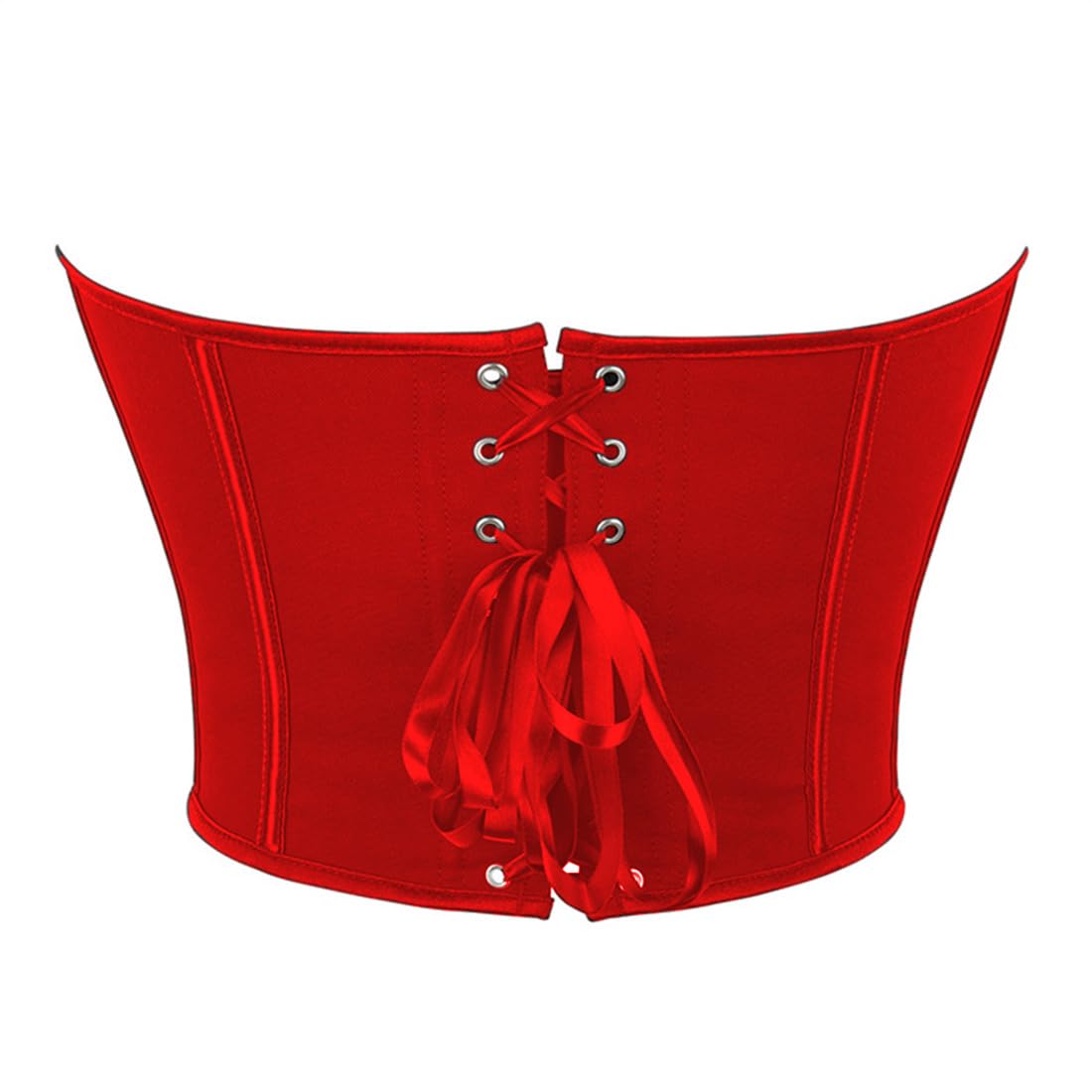 Harssidanzar RL031EU - Corsé sexy sin tirantes para mujer, con diseño de espiga, ajustable en la parte trasera