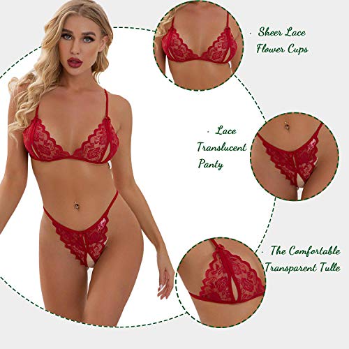 heekpek-Conjunto-Lenceria-Mujer-Encaje-Ropa-de-Dormir-Mujer-Lingerie-Bordado-Ropa-Interior-Sujetador-Triangular-y-Tanga-Dessous-Set
