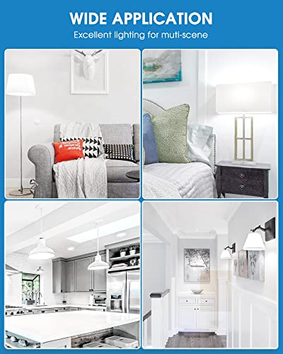 EvaStary Bayonet Light Bulbs 100W Equivalent, Cool White 6000K, 1200LM, 13W B22 LED Light Bulbs Bayonet, Energy Saving BC GLS Daylight Bulbs, Non-dimmable, Pack of 2 - Image 4