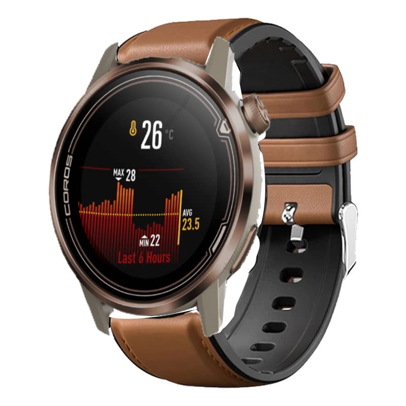 Correa de reloj antiirritación para Garmin Vivoactive 3 y Coros Pace 2 transpirable