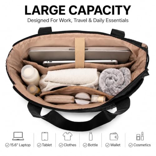 Bolso Tote Acolchado Ligero para Mujer miniatura 3