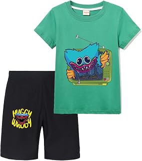 Pantaloncini Neri con Pailettes Loalirando Completo Bambino Estivo Unisex  Tuta Bambina Maglietta a Manica Corta con Ricamo Ala lencicol Abbigliamento  Bambine e ragazze