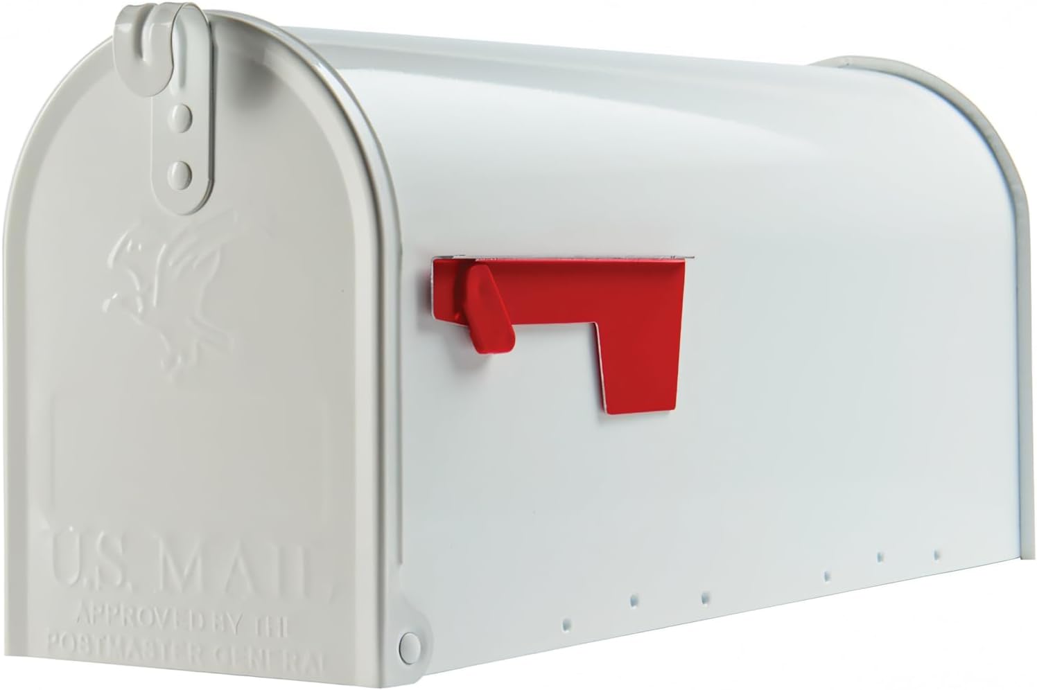 Plexon Outside Сurbside Horizontal Classic Mailbox, Dark Green, 20-1/2"L x 8-1/2"H x 6-7/8"W, Made in USA.