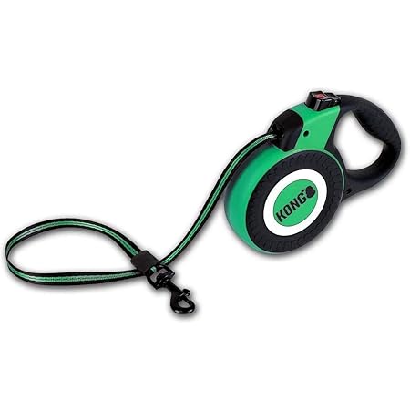 kong reflective retractable dog leash