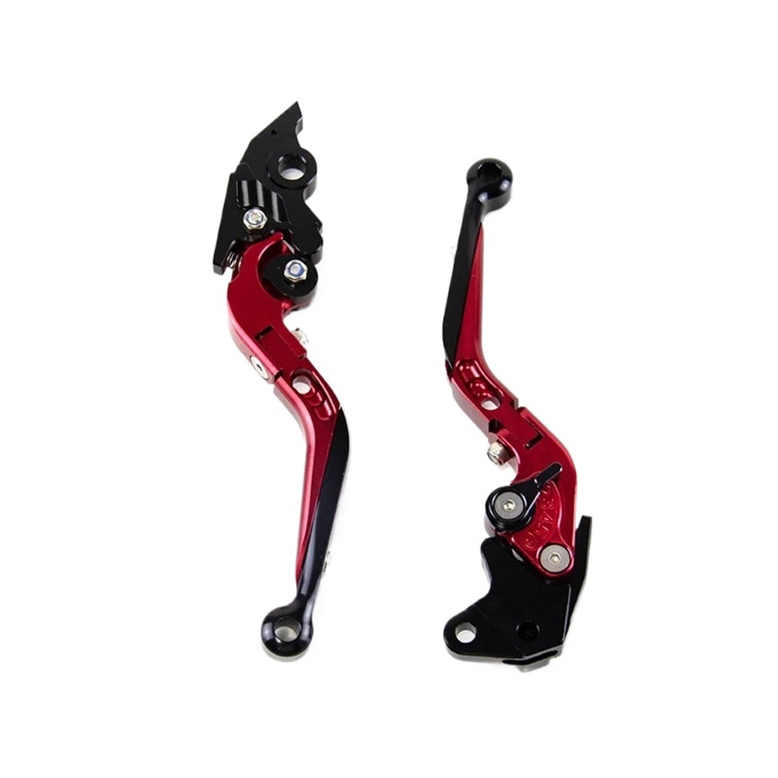 Abdktmnx Red Motorcycle Clutch Brake Handle Drum Lever For Ho&Nda Click 150I Motorbike Accessories Alloy Cnc Adjustable Handlebar Levers Handlebar Clutchs Brakes Levers